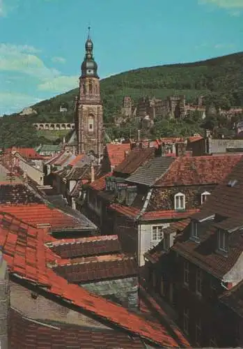 Heidelberg (Neckar) - Blick auf Heiliggeistkirche - ca. 1980