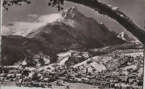 Mittenwald - gegen Wettersteinspitze - 1965