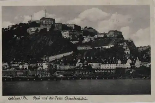 Koblenz - Blick auf Ehrenbreitstein - 1962