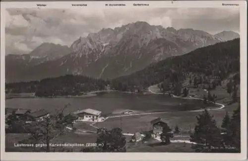 Lautersee - gegen Karwendelspitzen - ca. 1955