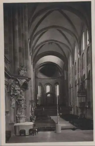 Mainz - Dom, Blick vom Westchor - ca. 1950