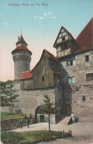 Nürnberg - Partie auf der Burg - ca. 1935