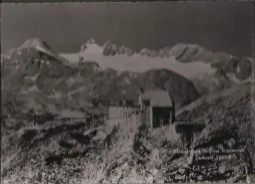 Österreich - Österreich - Dachstein - Flugaufnahme Berghaus Krippenstein - ca. 1965