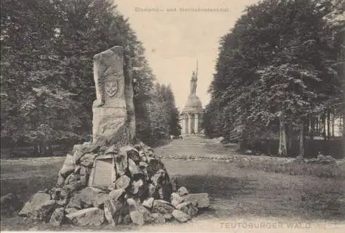 Hermannsdenkmal bei Hiddesen - mit Gelände