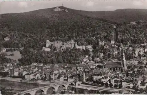 Heidelberg - mit Bergbahn zum Königsstuhl - 1957