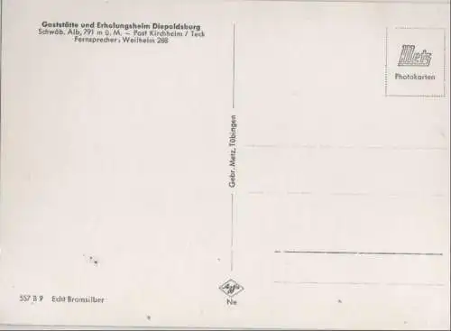 Kirchheim unter Teck - Gaststätte Diepoldsburg