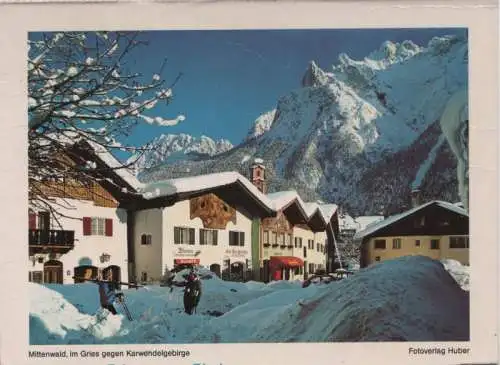 Mittenwald - Gegen Karwendelgebirge