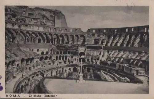 Italien - Italien - Rom - Colosseo (interno) - 1937