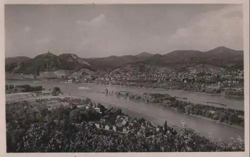 Siebengebirge - Blick über den Rhein - ca. 1960