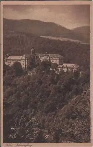 Schwarzburg - Schloß, Blick vom Helenensitz - 1927