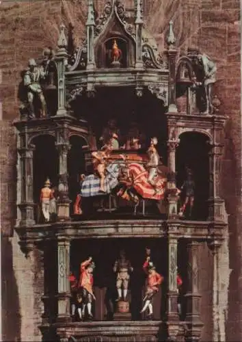 München - Glockenspiel am Rathaus - ca. 1980