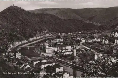 Bad Ems - mit Bäderley - ca. 1960