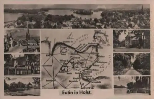 Eutin - 7 Teilbilder - ca. 1960