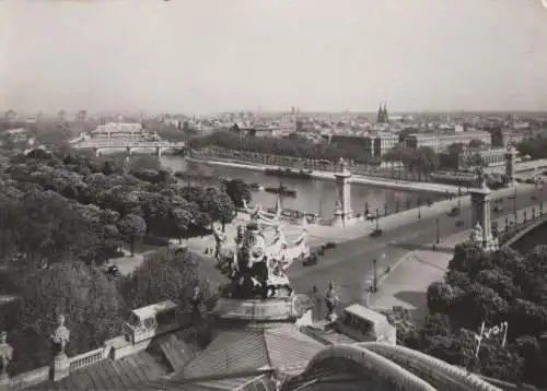 Frankreich - Frankreich - Paris - Perspective sur la Seine - ca. 1955