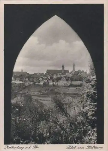 Rothenburg - Blick vom Kalkturm - ca. 1955