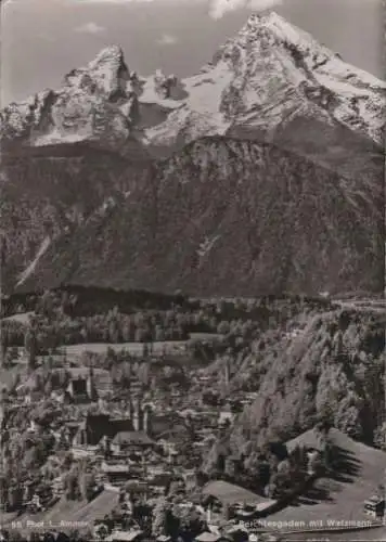 Berchtesgaden - mit Watzmann - 1960