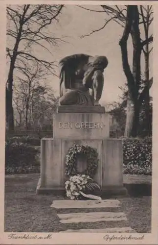 Frankfurt Main - Opferdenkmal - ca. 1950