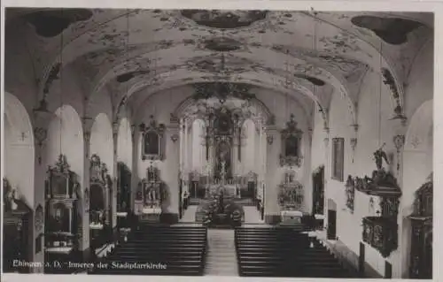 Ehingen - Inneres der Stadtpfarrkirche - 1932