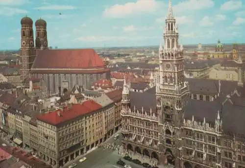 München - Frauenkirche und Rathaus - ca. 1975