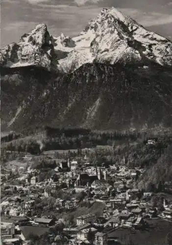 Berchtesgaden - mit Watzmann - ca. 1960