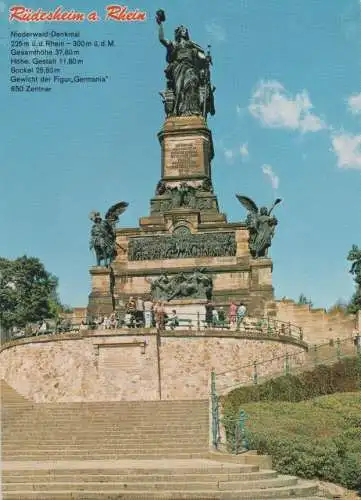 Rüdesheim - Niederwald-Denkmal - ca. 1985