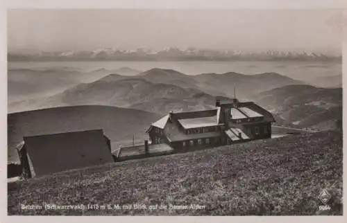 Belchen - mit Blick auf Berner Alpen - ca. 1960