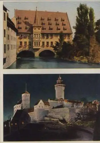 Nürnberg - Spital und Burg - 1962