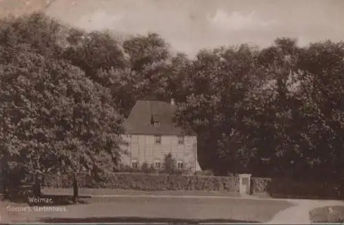 Weimar - Goethes Gartenhaus - ca. 1940