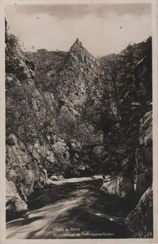 Thale - Bodekessel mit Roßtrappenfelsen - 1938