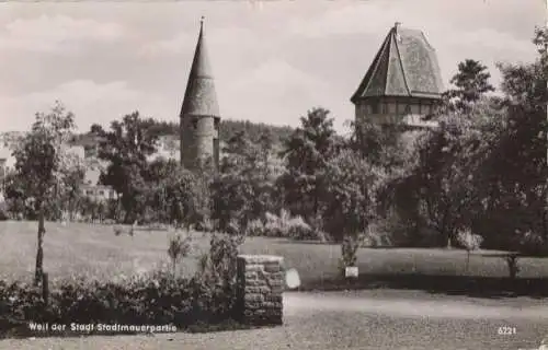 Weil der Stadt - Stadtmauerpartie