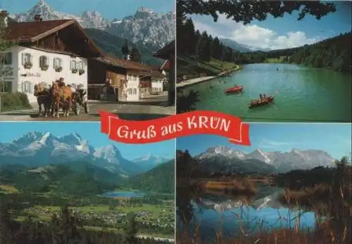 Krün - u.a. Ort mit Barmsee - ca. 1980