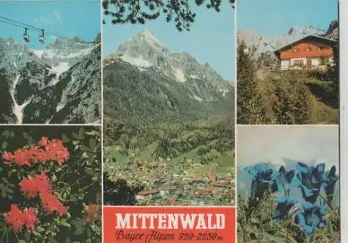 Mittenwald u.a. Mittenwalder Hütte - 1973