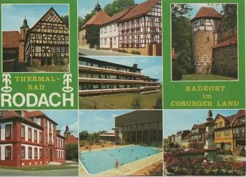 Bad Rodach - 7 Teilbilder - ca. 1980