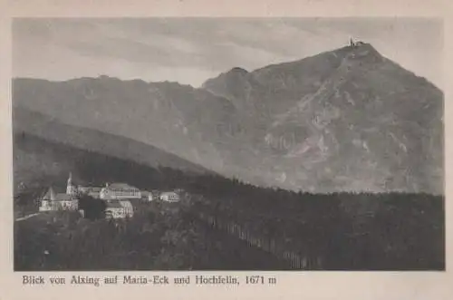 Siegsdorf - Maria Eck - Blick von Alxing - ca. 1955