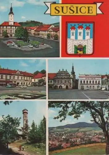 Tschechien - Tschechien - Susice - 5 Teilbilder - ca. 1975