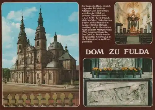 Fulda - Dom, u.a. Bonifatiusgruft - 1989