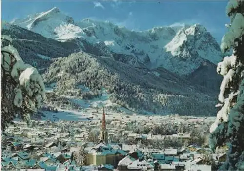 Garmisch-Partenkirchen - mit Pfarrkirche - 1974