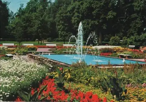 Bad Driburg - Fontäne im Kurpark - 1981