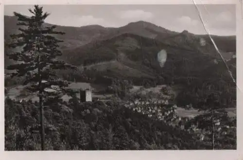 Waldkirch - mit Kastelburg - 1954