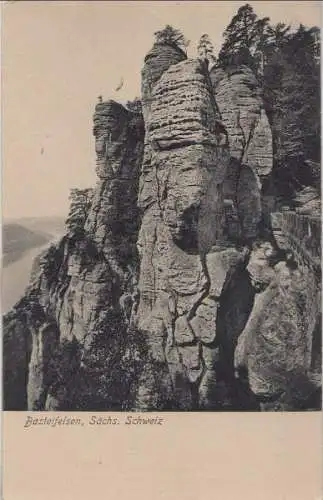 Sächsische Schweiz - Basteifelsen - ca. 1935