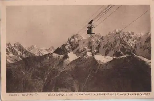 Frankreich - Frankreich - Chamonix-Mont-Blanc - Teleferique de Plan-Praz - ca. 1935