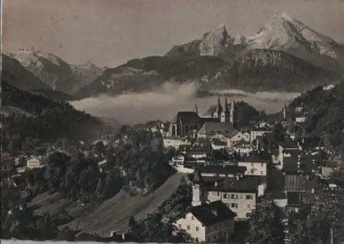 Berchtesgaden - mit dem Watzmann - 1962