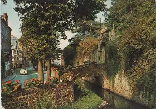 Bad Münstereifel - Burgaufgang an der Erft - ca. 1980