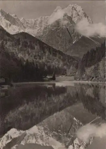 Riessersee - mit Waxenstein - ca. 1955