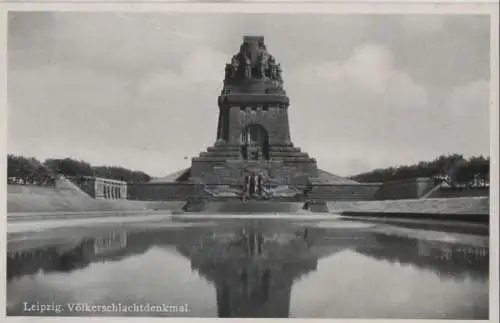 Leipzig - Völkerschlachtdenkmal - ca. 1950