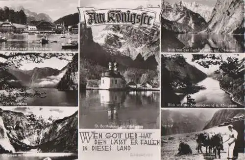 Königssee - mit 7 Bildern - 1965