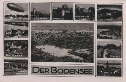 Bodensee - u.a. Friedrichshafen - ca. 1950