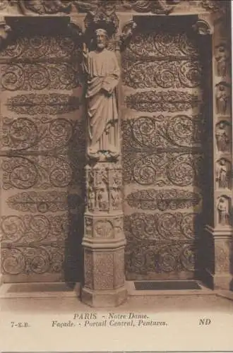 Frankreich - Paris - Frankreich - Notre-Dame, Facade