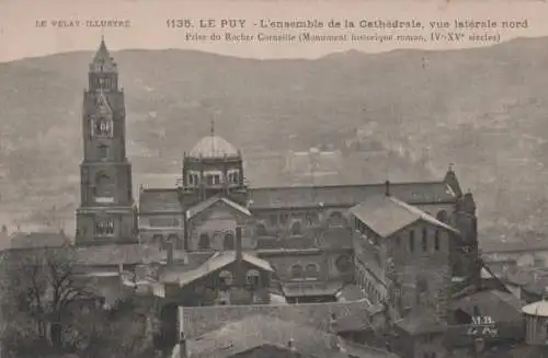 Frankreich - Frankreich - Le Puy-en-Velay - Ensemble de la Cathedrale - ca. 1935