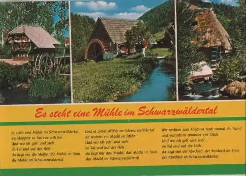 Schwarzwald - Es steht eine Mühle - ca. 1980